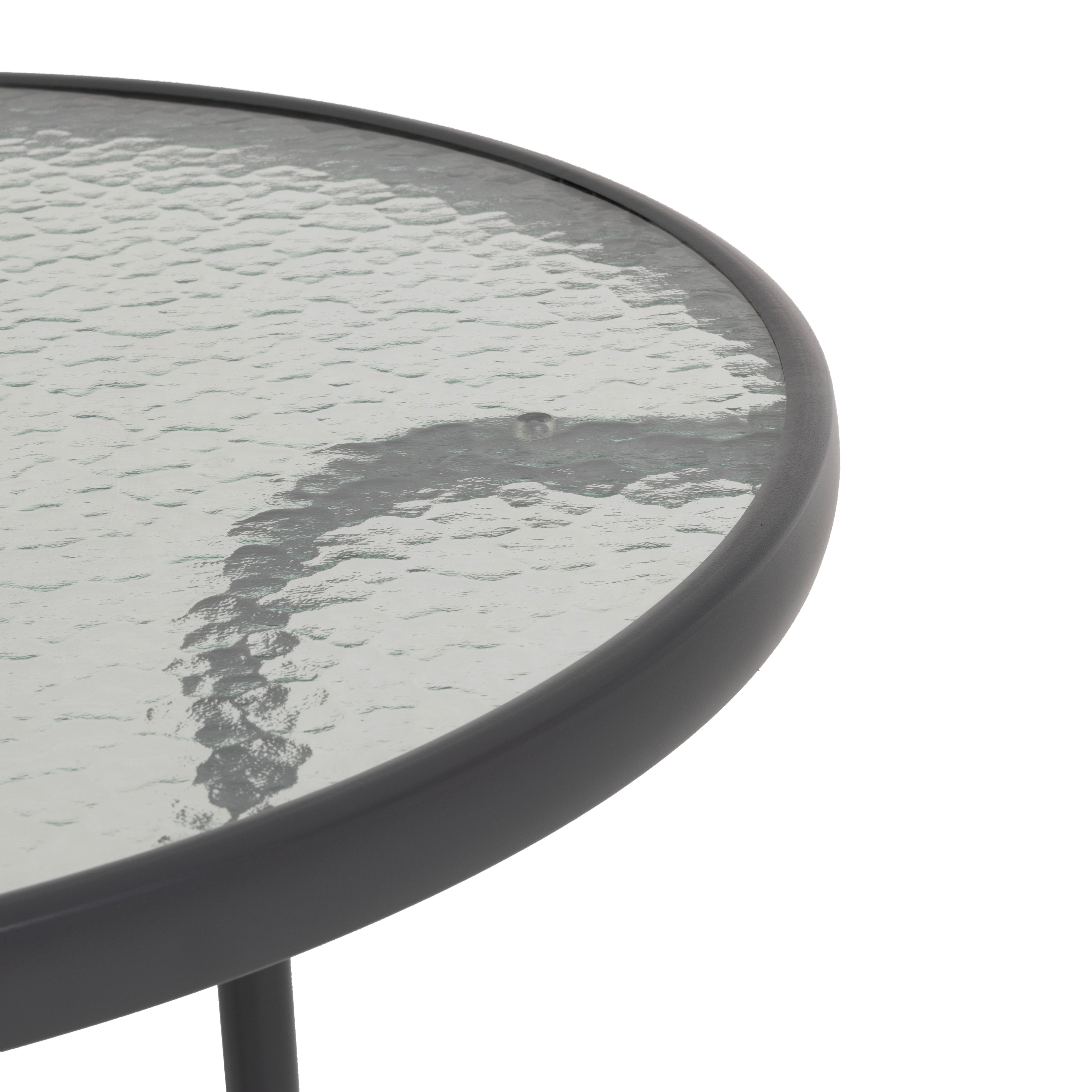 VESTIAMO CASA GIARDINO - Set da giardino 3 pezzi Tavolo con 2 Sedie Richiudibili – Design compatto per Balcone e Giardino